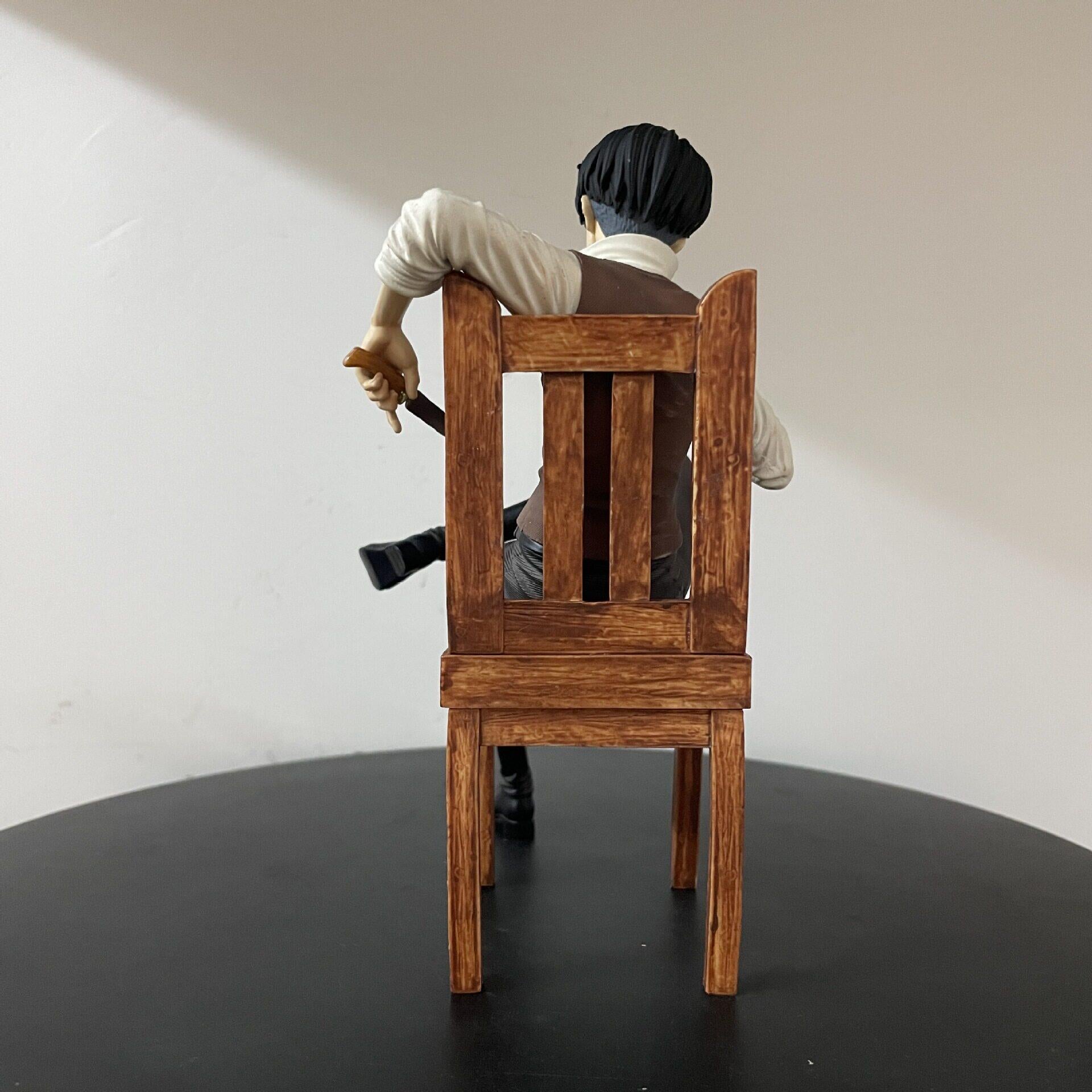 Levi sitting figure pose